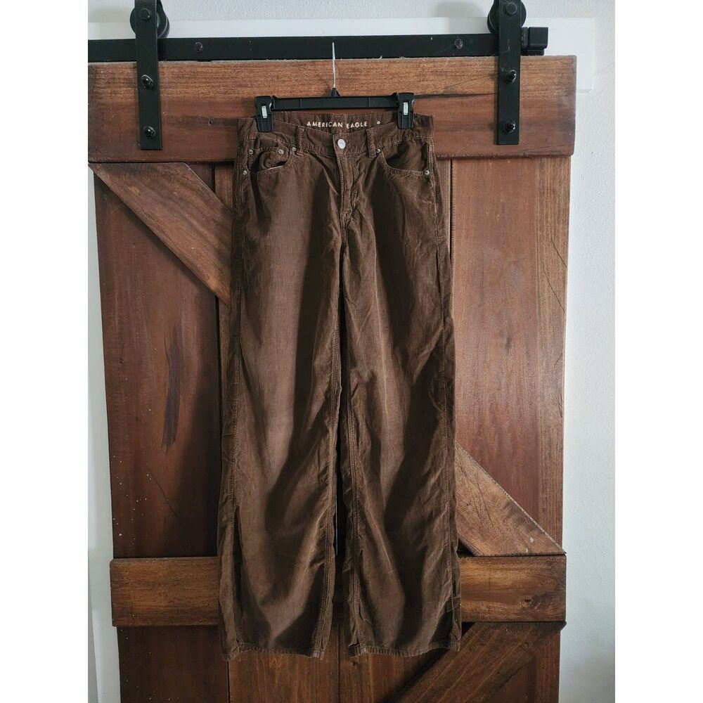American Eagle Low-Rise Baggy Corduroy Pants - Size 2